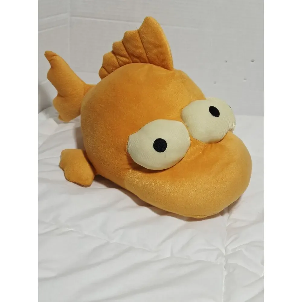 The Simpsons Blinky 3 Eyed Mutant Fish Plush Universal Studios Original Retired